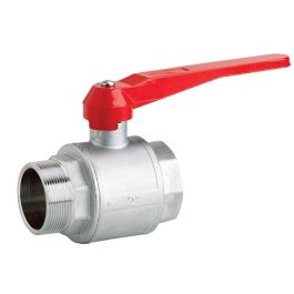1/4" 3/8" 1/2" BSP Male ×Male Brass Ball Valve Full Port Insulated Lever Handle 