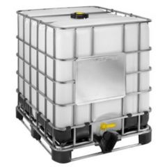 1000 Litre Reconditioned IBC - 2" Valve - Steel Pallet - Grade A