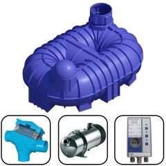 8400 Litres Direct Pressure Underground Rainwater Harvesting System