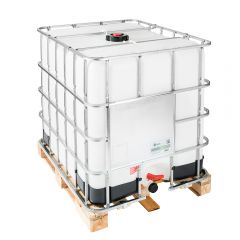 1000 Litre New Greif IBC - Wooden Pallet - UN Approved 